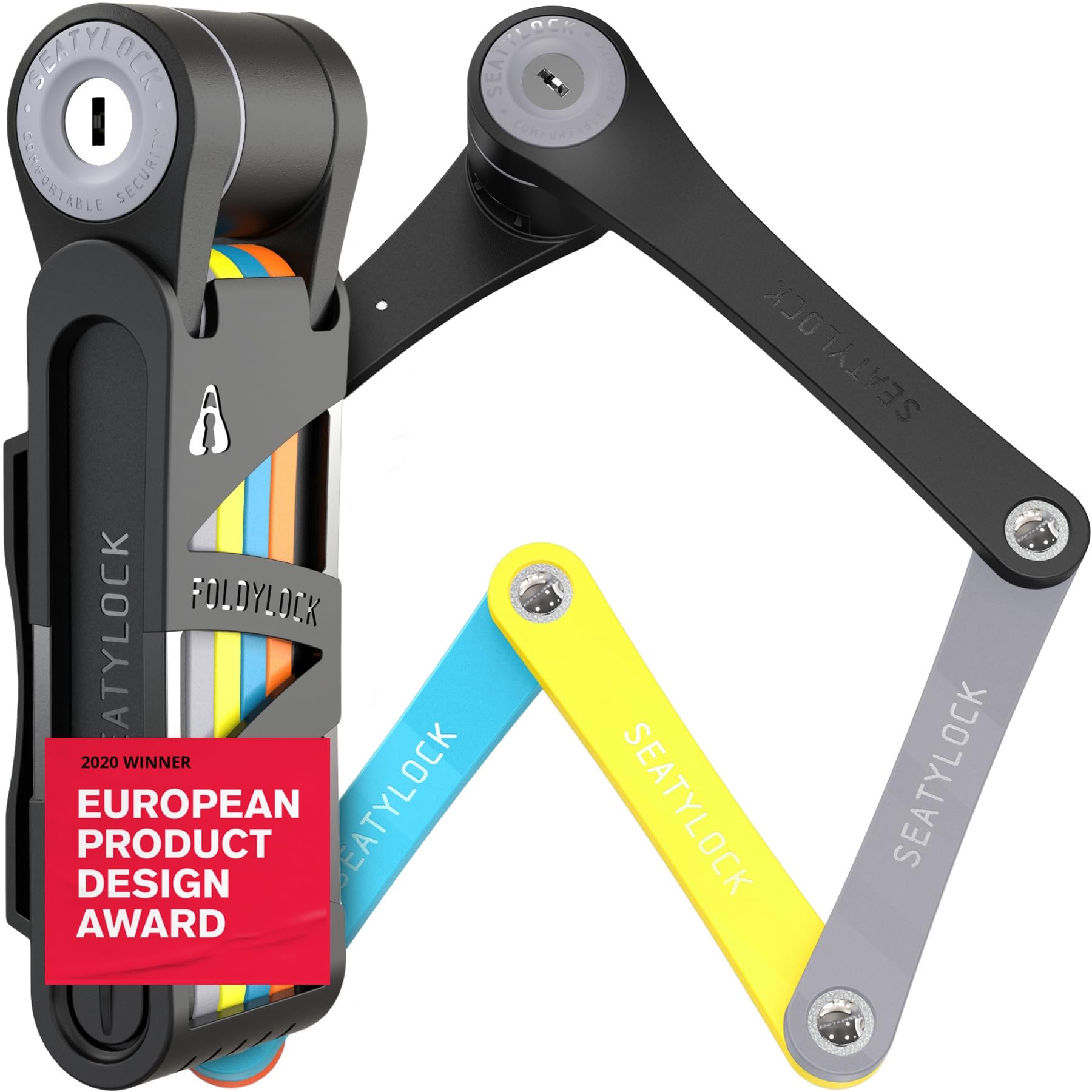 Amazon.com : Seatylock FoldyLock Compact Folding Bike Lock - Award